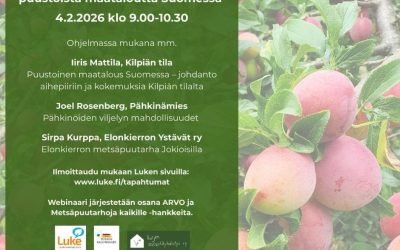 Webinaari: Metsäpuutarhoja ja puustoista maataloutta Suomessa 4.2. 2026