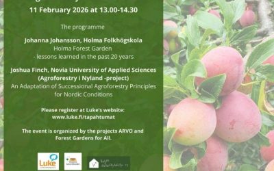 Webinar: Forest gardening and agroforestry in the Nordics 11.2. 2026